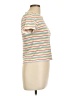 Jack Wills Stripes Ivory Short Sleeve Turtleneck Size 10 - photo 4