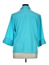 Blair 100% Polyester Teal 3/4 Sleeve Blouse Size XL - photo 2