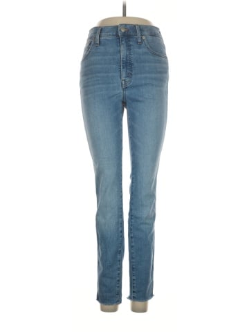 Madewell 10" High-Rise Skinny Jeans in Highview Wash: Raw-Hem Edition (view 1)