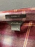 Eddie Bauer 100% Polyester Plaid Burgundy Long Sleeve Blouse Size L (tall) - photo 7