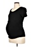 Seraphine Black Short Sleeve Top Size Lg Maternity - photo 1