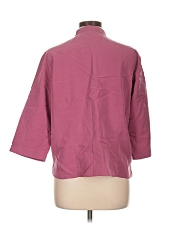 Apparenza 3/4 Sleeve Button-Down Shirt (view 2)