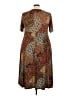 MSK Animal Print Brown Casual Dress Size 3X - photo 2