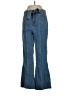 Express Chevron-herringbone Blue Jeans Size 2 - photo 1