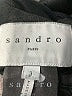 Sandro 100% Leather Solid Black Coat Size Lg (3) - photo 7