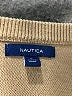 Nautica 100% Baumwolle Stripes Tan Pullover Sweater Size L - photo 7