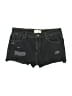 Forever 21 Black Denim Shorts Size 27 waist - photo 1