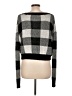 No Comment 100% Acrylic Checkered-gingham Gray Pullover Sweater Size L - photo 2