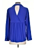 Amanda Uprichard 100% Polyester Blue 3/4 Sleeve Blouse Size S - photo 2