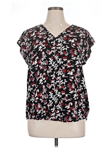 Liz Claiborne Short Sleeve Blouse (view 1)