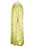 Stylewe 100% Polyester Tropical Green Casual Pants Size M - photo 1