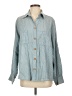 Billabong Stripes Blue Long Sleeve Button-Down Shirt Size S - photo 1