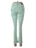Seven7 Color Block Green Jeans Size 4 - photo 2