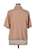 Express Solid Tan 3/4 Sleeve Button-Down Shirt Size XL - photo 2