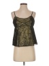 Marc by Marc Jacobs 100% Polyester Black Gold Sleeveless Top Size 4 - photo 1