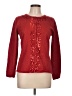 Jaclyn Smith Red Cardigan Size L - photo 1