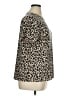 Blooming Jelly Animal Print Tan Short Sleeve Turtleneck Size XL - photo 4