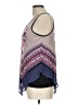A. Byer 100% Polyester Blue Pink Sleeveless Blouse Size L - photo 5