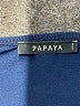Papaya Blue Short Sleeve Blouse Size M - photo 7