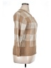 Love Change Checkered-gingham Tan Pullover Sweater Size 1X - photo 4