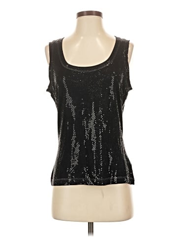 St. John Caviar Sleeveless Top (view 1)
