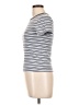 SO 100% Cotton Stripes Blue Short Sleeve Turtleneck Size L - photo 5