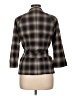 Signature by Larry Levine Plaid Brown Coat Size 10 - photo 2