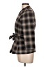 Signature by Larry Levine Plaid Brown Coat Size 10 - photo 5