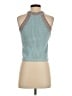 Madewell 100% Cotton Teal Halter Top Size XXS - photo 2