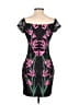 Guess Graphic Black Cocktail Dress Size 2 - photo 2