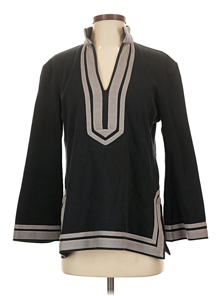 Pre-owned Tory Burch Pullover Sweater In Black