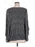 Aqua Blues Chevron-herringbone Gray Pullover Sweater Size 1X - photo 2