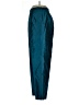 Robbie Bee 100% Silk Chevron-herringbone Teal Silk Pants Size 12 - photo 5