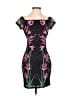 Guess Graphic Black Cocktail Dress Size 2 - photo 1
