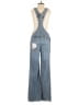 Happily Grey Blue Overalls Size 25 waist - photo 2