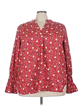 Ellos Long Sleeve Blouse (view 1)