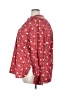 Ellos 100% Polyester Floral Red Long Sleeve Blouse Size 22 - photo 5