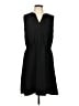 Mossimo 100% Polyester Solid Black Casual Dress Size L - photo 1