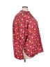 Ellos 100% Polyester Floral Red Long Sleeve Blouse Size 22 - photo 4