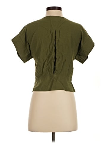 Madewell Pleated Short-Sleeve Top (view 2)