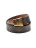 Louis Vuitton Brown Vintage Monogram Canvas Square Belt Size XS - photo 1