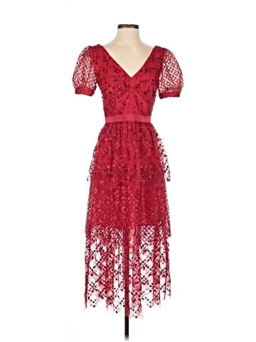 Self-Portrait Cocktail Dress (view 1)