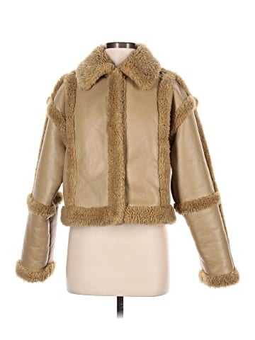 STAND STUDIO Faux Fur Jacket (view 1)