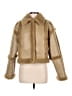 STAND STUDIO 100% Polyurethane Gold Faux Fur Jacket Size M (estimated) - photo 1