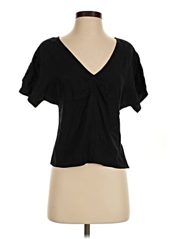 Madewell Puff-Sleeve Top in Floral Jacquard (view 1)