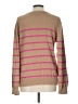 Nautica 100% Baumwolle Stripes Tan Pullover Sweater Size L - photo 2