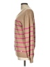 Nautica 100% Baumwolle Stripes Tan Pullover Sweater Size L - photo 5