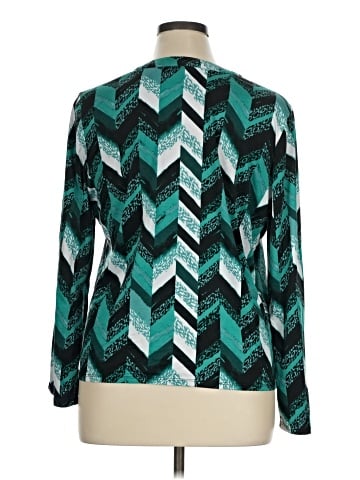 NY Collection Long Sleeve Blouse (view 2)