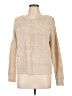 No Comment 100% Acrylic Metallic Tan Pullover Sweater Size L - photo 1