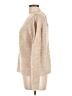 No Comment 100% Acrylic Metallic Tan Pullover Sweater Size L - photo 5